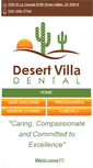 Mobile Screenshot of desertvilladental.com